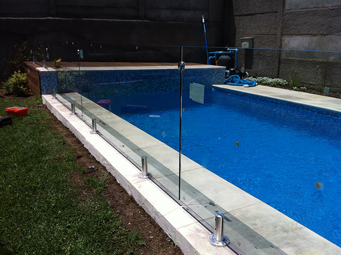 Baranda de piscina